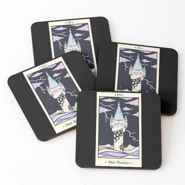 Item preview, Tarot card - 16 the tower designed and sold by Mara's designs.
