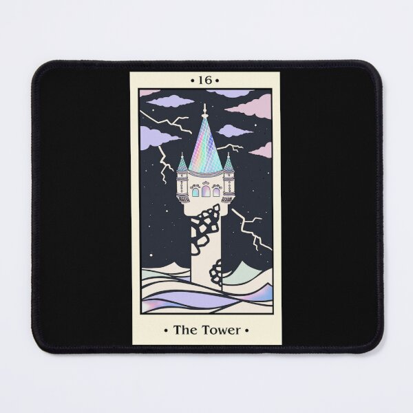 Item preview, Tarot card - 16 the tower designed and sold by Mara's designs.