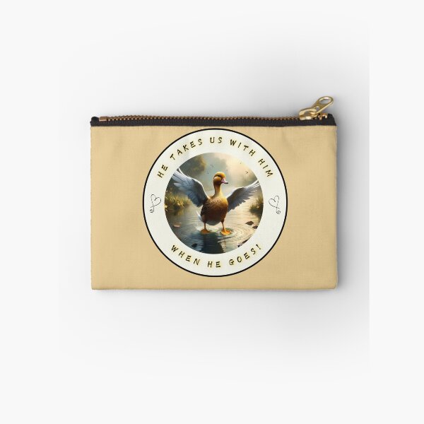 Item preview, “He Takes Us With Him When He Goes” Duck Angel Design - In Memory of my Dad designed and sold by SAMJA-Art.