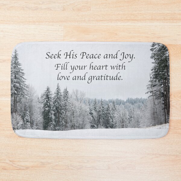 Item preview, Seek His Peace: Snow Clearing In The Woods designed and sold by KirtTisdale.