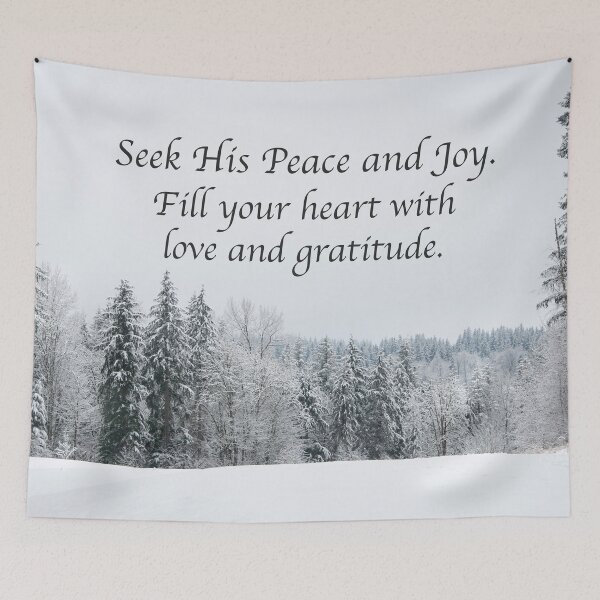 Item preview, Seek His Peace: Snow Clearing In The Woods designed and sold by KirtTisdale.
