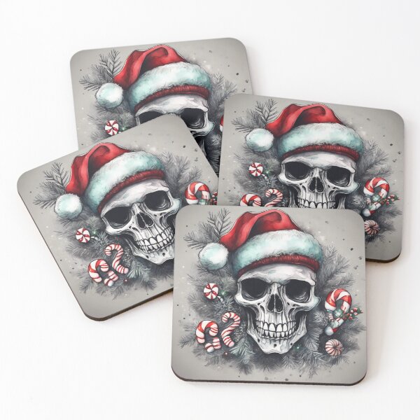 Item preview, Christmas and Holiday Skeleton - Watercolor & Ink 42 designed and sold by KBMediaArt.
