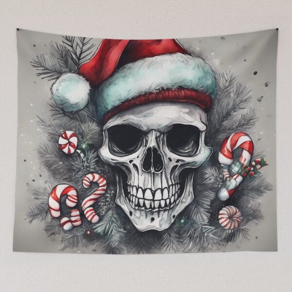 Item preview, Christmas and Holiday Skeleton - Watercolor & Ink 42 designed and sold by KBMediaArt.