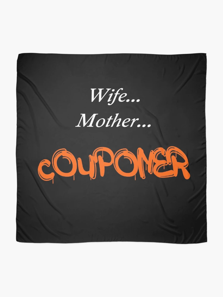 Thumbnail 2 von 3, Tuch, Frau Mutter Couponer designt und verkauft von securebrowsing.