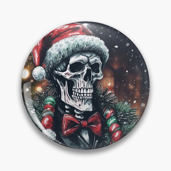 Item preview, Christmas and Holiday Skeleton - Watercolor & Ink 43 designed and sold by KBMediaArt.