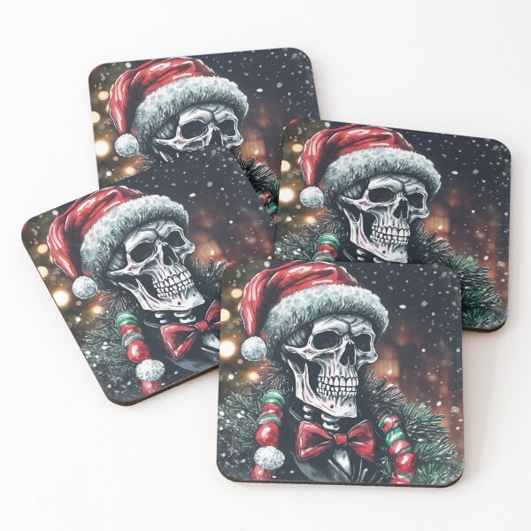 Item preview, Christmas and Holiday Skeleton - Watercolor & Ink 43 designed and sold by KBMediaArt.