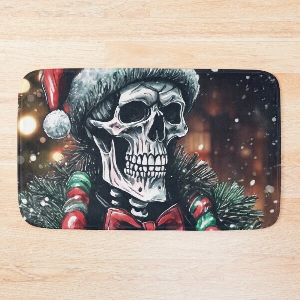 Item preview, Christmas and Holiday Skeleton - Watercolor & Ink 43 designed and sold by KBMediaArt.