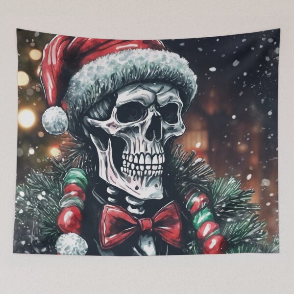 Item preview, Christmas and Holiday Skeleton - Watercolor & Ink 43 designed and sold by KBMediaArt.