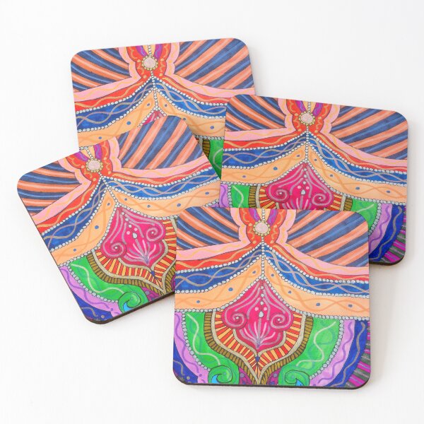 Item preview, Abstract Jewels of India designed and sold by artbyalette.