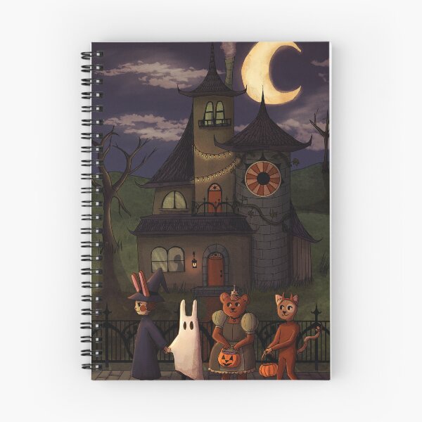 Item preview, Cute Halloween Trick or Treating Animals designed and sold by Bloom-n-Brush.