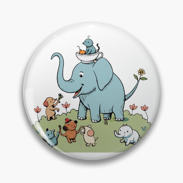 Item preview, Elephant with a Vintage Twist designed and sold by omerfdln34.