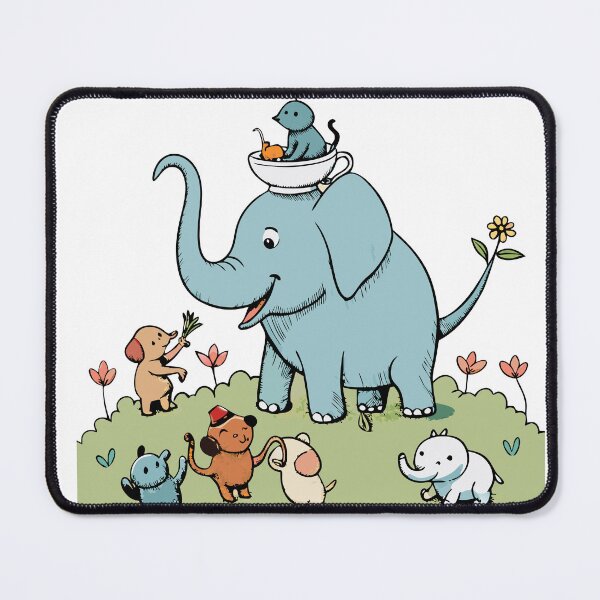 Item preview, Elephant with a Vintage Twist designed and sold by omerfdln34.
