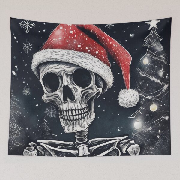 Item preview, Christmas and Holiday Skeleton - Watercolor & Ink 45 designed and sold by KBMediaArt.