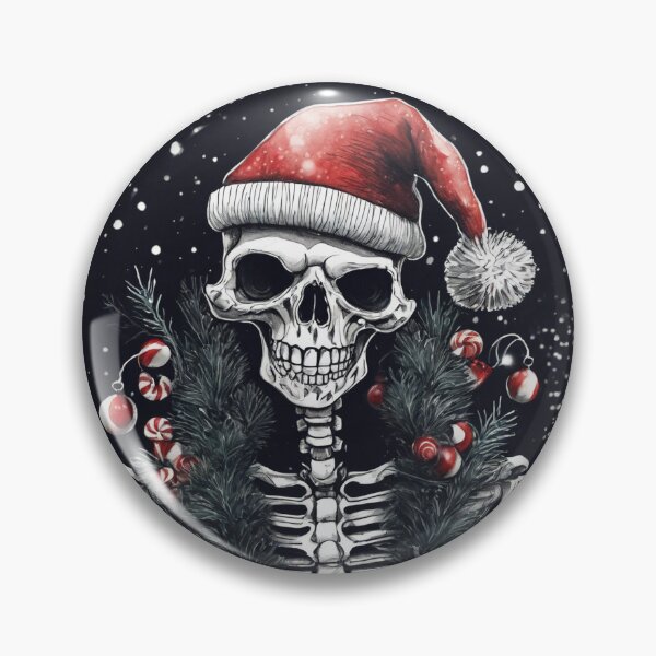 Item preview, Christmas and Holiday Skeleton - Watercolor & Ink 47 designed and sold by KBMediaArt.