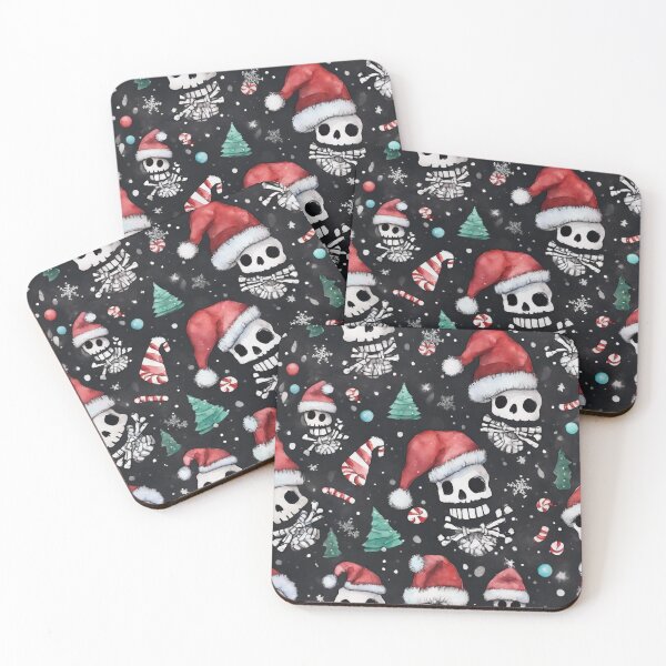 Item preview, Christmas and Holiday Skeleton - Watercolor & Ink 48 designed and sold by KBMediaArt.