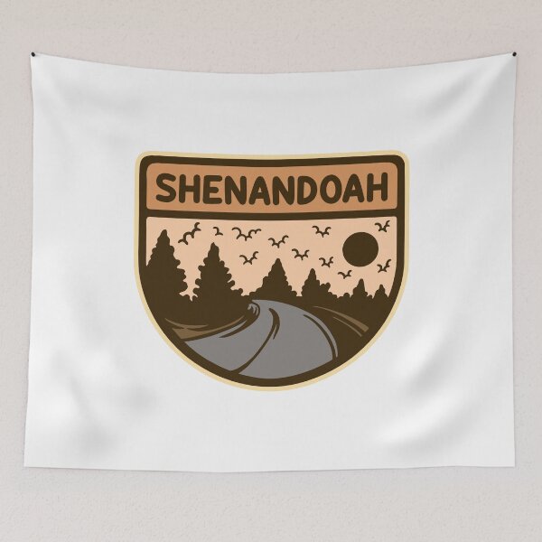 Item preview, SHENANDOAH NATIONAL PARK BADGE LOGO DESIGN VECTOR ILLUSTRATION designed and sold by NGAULASTUDIO.