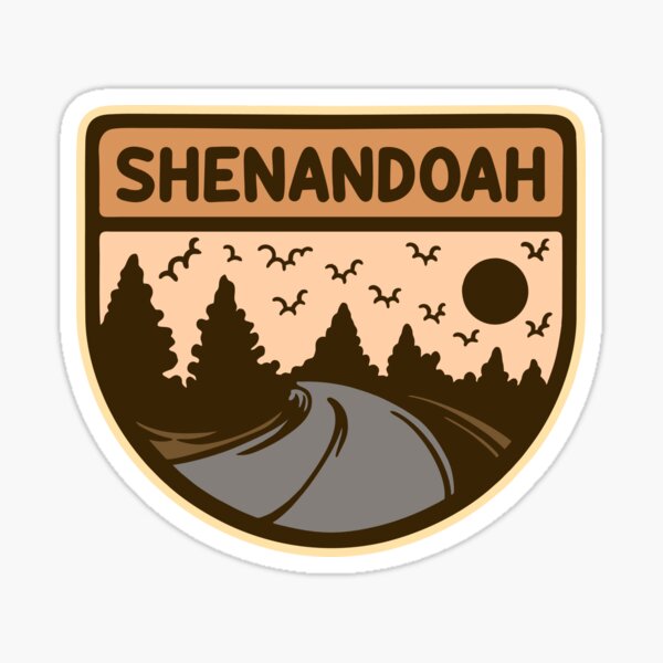 Item preview, SHENANDOAH NATIONAL PARK BADGE LOGO DESIGN VECTOR ILLUSTRATION designed and sold by NGAULASTUDIO.