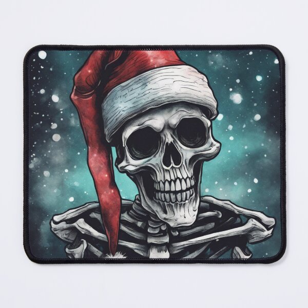 Item preview, Christmas and Holiday Skeleton - Watercolor & Ink 49 designed and sold by KBMediaArt.