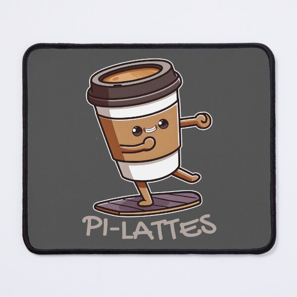 Item preview, Pi-lattes - A Cute Cup Of Healthy Pilates designed and sold by The magic Yellow bus.
