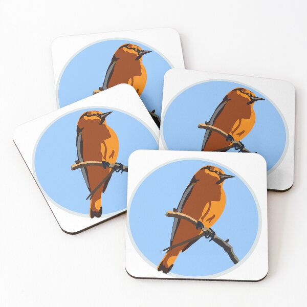 Item preview, Orange Oriole Bird Keeping Watch designed and sold by Mike--B.