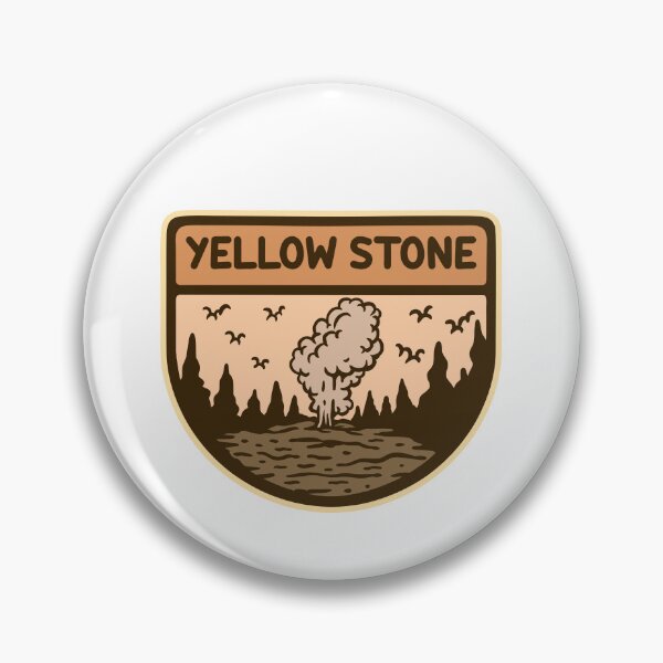 Artikelvorschau, YELLOW STONE NATIONAL PARK ABZEICHEN LOGO DESIGN VEKTOR ILLUSTRATION entworfen und verkauft von NGAULASTUDIO.