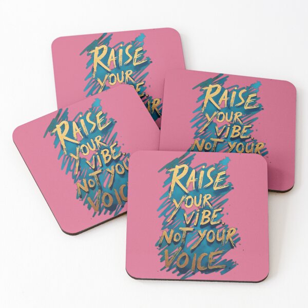 Item preview, Raise your vibe, not your voice. designed and sold by AmuraLumina.