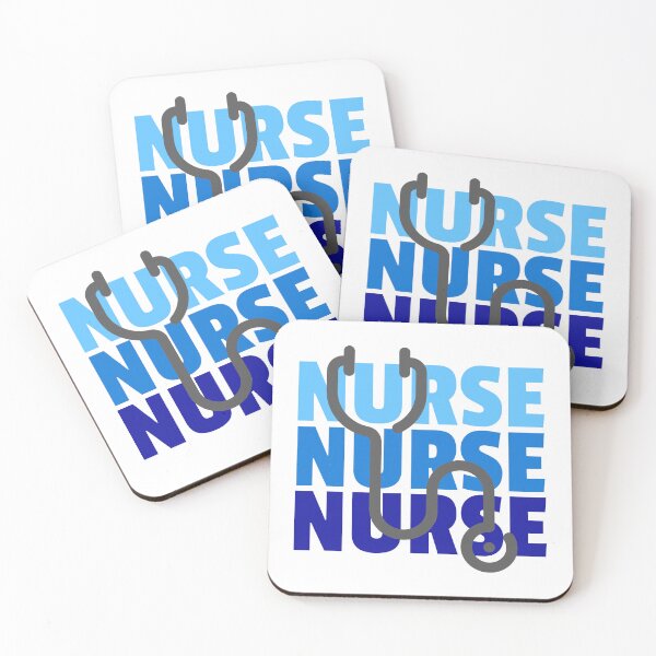 Item preview, Nurse Nurse Nurse (Blue) designed and sold by Whackadoodletee.