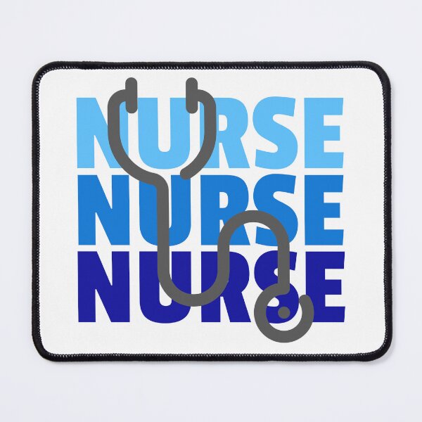 Item preview, Nurse Nurse Nurse (Blue) designed and sold by Whackadoodletee.