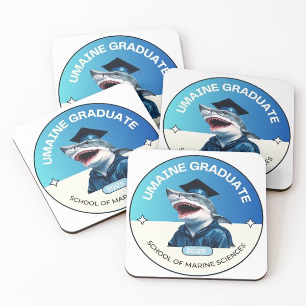 Item preview, UMAINE Shark College Student Graduate - School of Marine Sciences  designed and sold by SAMJA-Art.