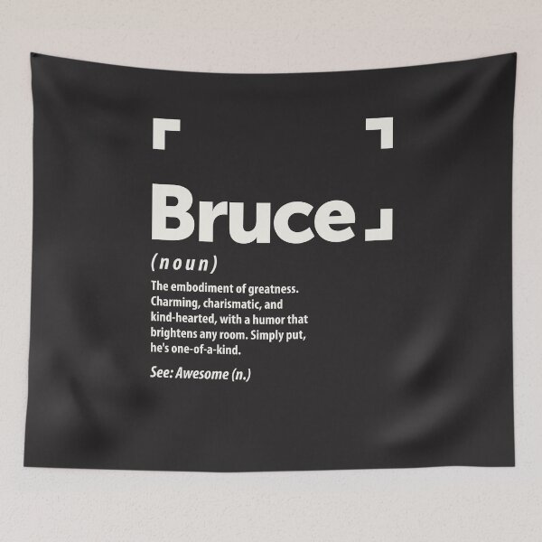 Item preview, Bruce Name Definition Personalized Name Bruce designed and sold by cidolopez.