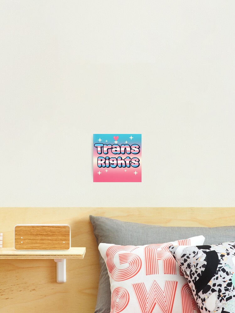 Thumbnail 2 of 3, Photographic Print, Trans Rights designed and sold by EqualityMerch.
