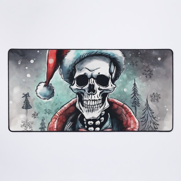 Item preview, Christmas and Holiday Skeleton - Watercolor & Ink 51 designed and sold by KBMediaArt.