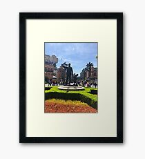 Partners Statue Paris Framed Print