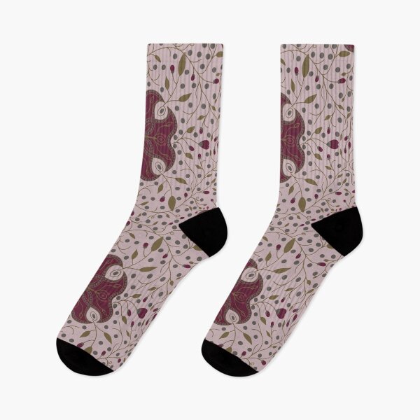 Item preview, Tulip and vines in vintage designed and sold by CelCorDesigns.