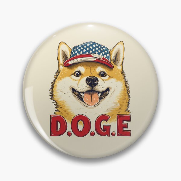 Item preview, American D.O.G.E - Patriotic Shiba Inu Meme Art designed and sold by MobAesthetic.