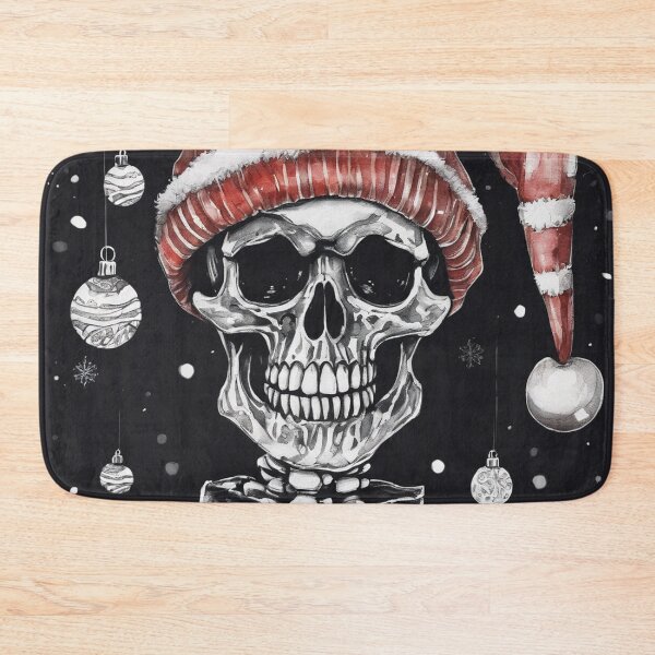 Item preview, Christmas and Holiday Skeleton - Watercolor & Ink 52 designed and sold by KBMediaArt.