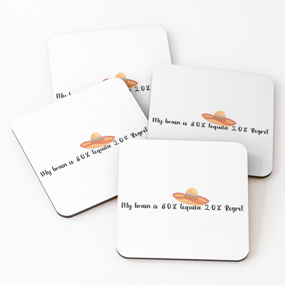 Item preview, Coasters (Set of 4) designed and sold by HipsterAnimals.