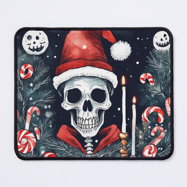 Item preview, Christmas and Holiday Skeleton - Watercolor & Ink 53 designed and sold by KBMediaArt.
