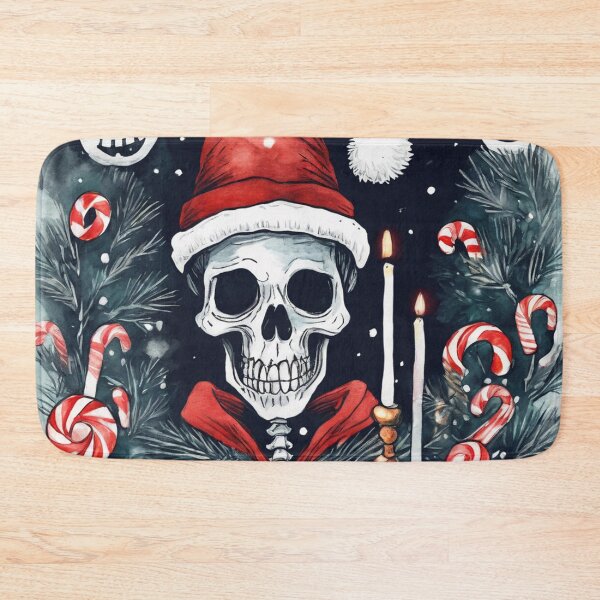 Item preview, Christmas and Holiday Skeleton - Watercolor & Ink 53 designed and sold by KBMediaArt.