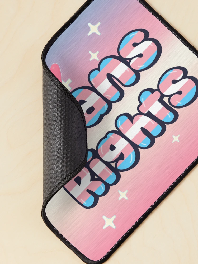 Thumbnail 2 of 5, Mouse Pad, Trans Rights designed and sold by EqualityMerch.