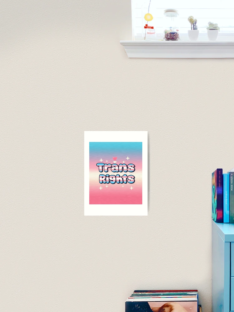 Thumbnail 2 of 3, Art Print, Trans Rights designed and sold by EqualityMerch.