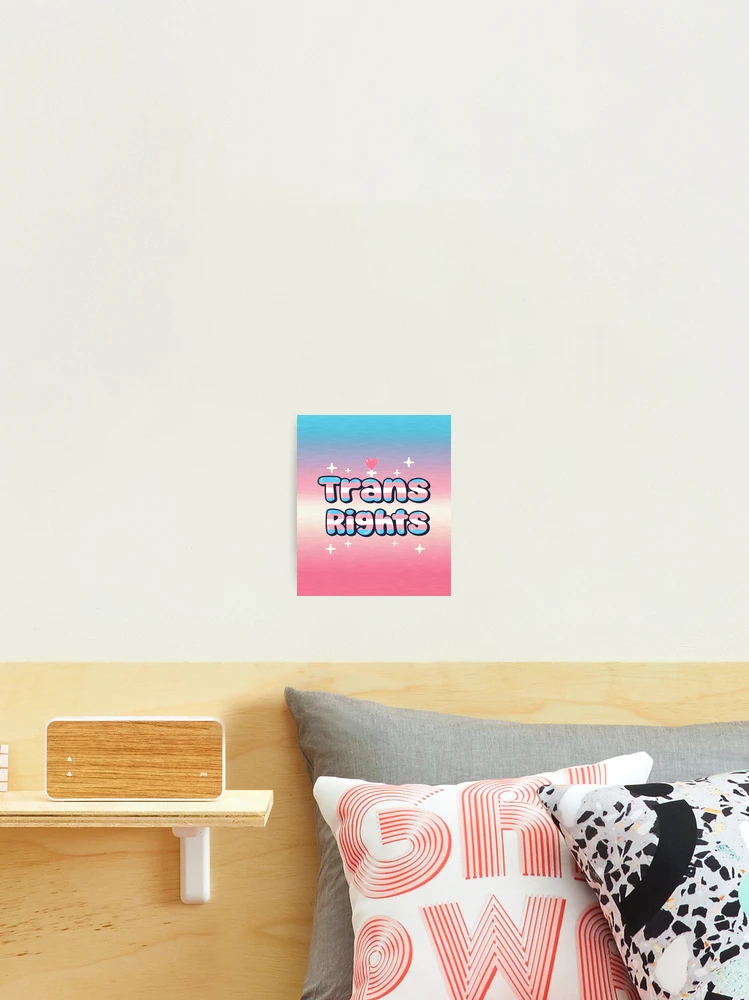 Thumbnail 2 of 3, Photographic Print, Trans Rights  designed and sold by EqualityMerch.