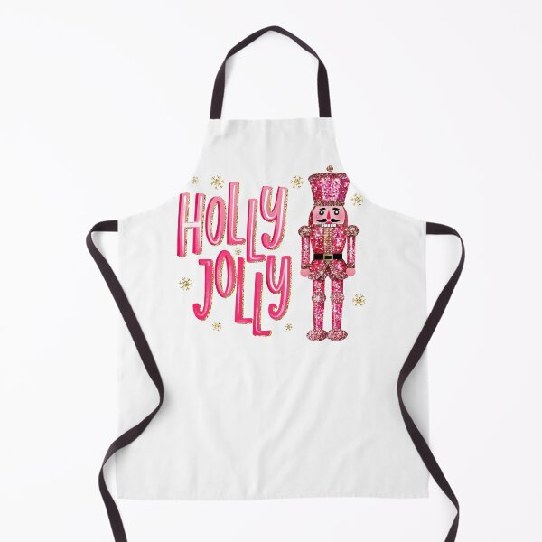 Item preview, Pink Holly Jolly Nutcracker designed and sold by vintagearttee.