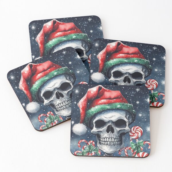 Item preview, Christmas and Holiday Skeleton - Watercolor & Ink 54 designed and sold by KBMediaArt.