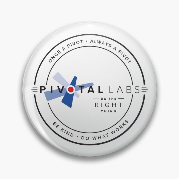 Item preview, Pivotal Labs Always A Pivot Badge on Light Large designed and sold by Bronwen Abbattista.