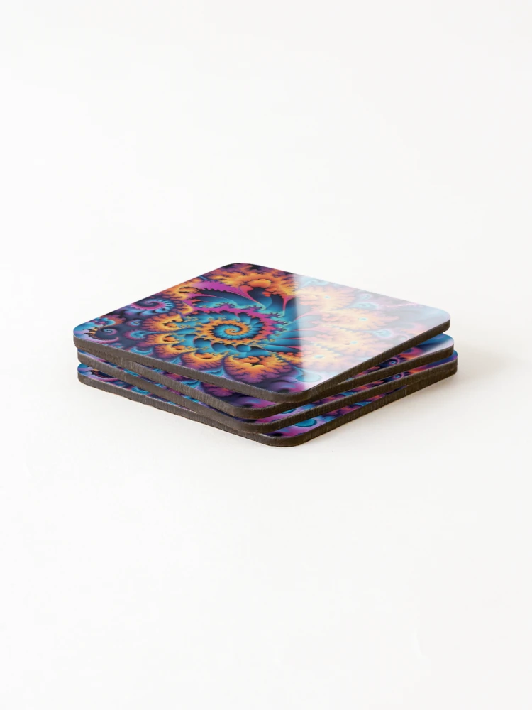 Thumbnail 4 of 5, Coasters (Set of 4), #412 designed and sold by MyInnerEyeMike2.