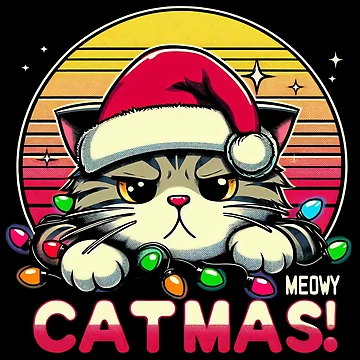 Artwork thumbnail, Meowy Catmas! by RafaelLima7