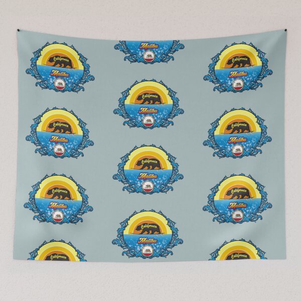 Item preview, Malibu CA surf flag designed and sold by studioss76.