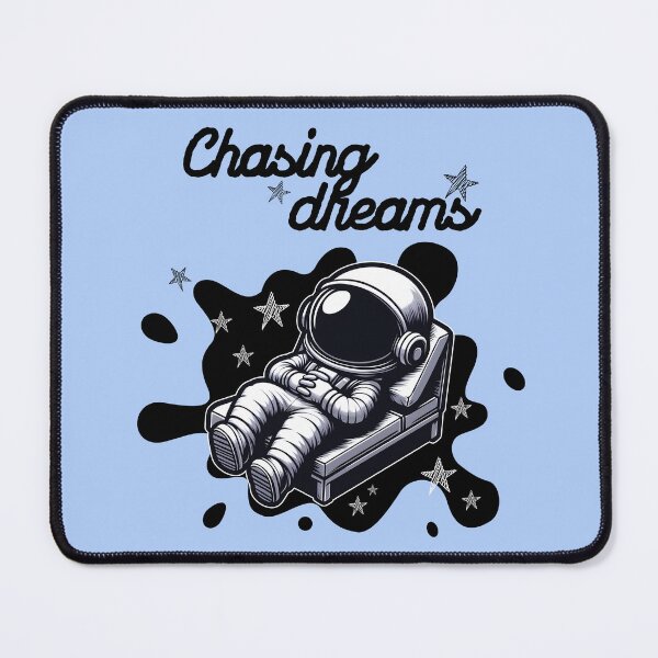 Item preview, Cute Space Astronaut Chasing Dreams designed and sold by The magic Yellow bus.