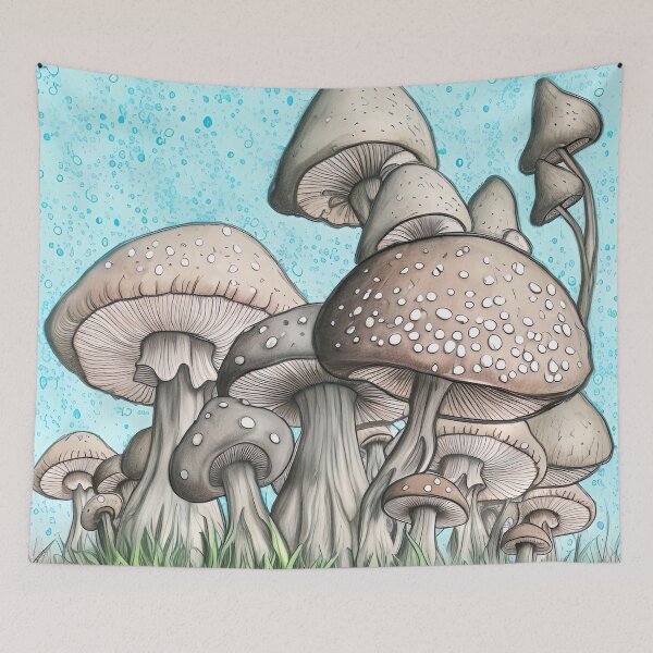 Item preview, Mushrooms  designed and sold by Glenbobagins.
